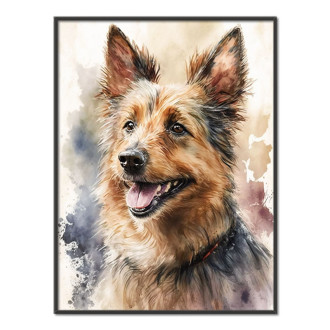 Australian Terrier watercolor