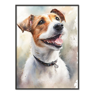 Russell Terrier watercolor