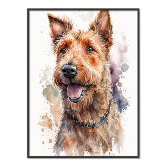 Irish Terrier watercolor