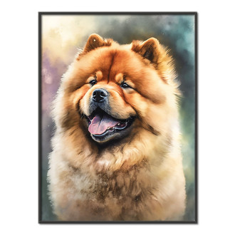 Chow Chow watercolor