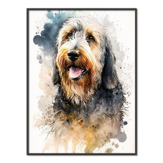 Otterhound watercolor