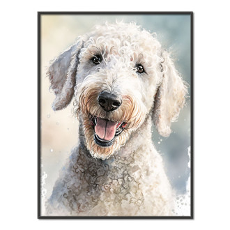 Bedlington Terrier watercolor