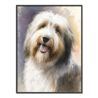 Bearded Collie watercolor