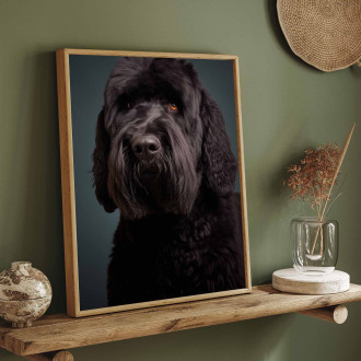 Black Russian Terrier realistic