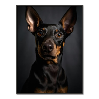 Manchester Terrier realistic
