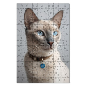 Wooden Puzzle Tonkinese cat realistic
