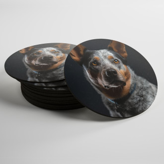 Coasters Australian Cattle Dog realistic
