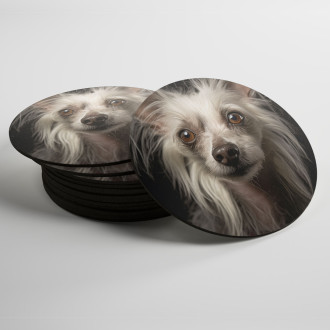 Coasters Chinese Crested realistic