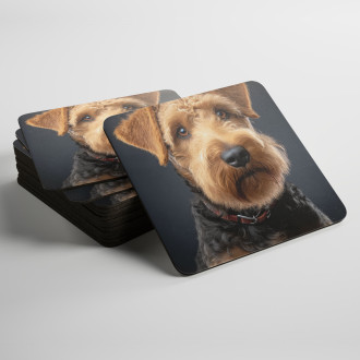 Coasters Welsh Terrier realistic