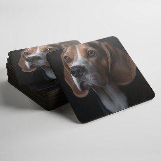 Coasters Beagle realistic