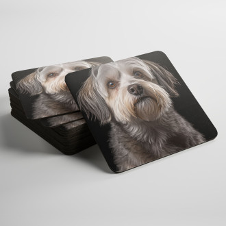 Coasters Dandie Dinmont Terrier realistic