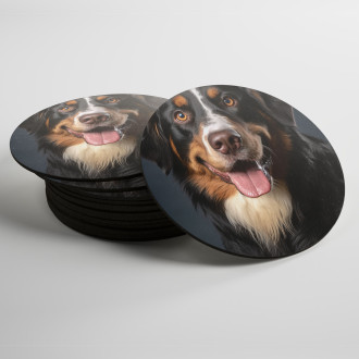 Coasters Bernese Mountain Dog realistic