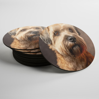Coasters Soft Coated Wheaten Terrier realistic