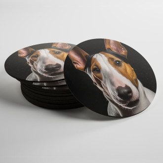 Coasters Bull Terrier realistic