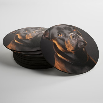 Coasters Staffordshire Bull Terrier realistic