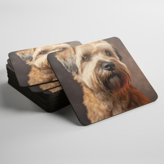 Coasters Soft Coated Wheaten Terrier realistic