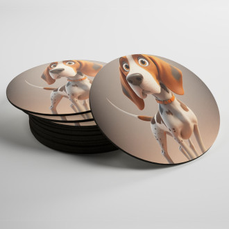 Coasters American English Coonhound cartoon