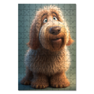 Wooden Puzzle Otterhound cartoon