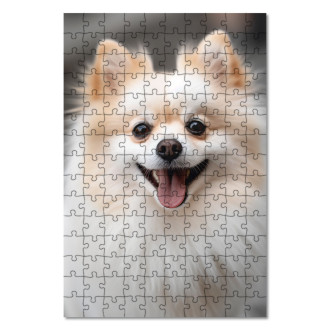 Wooden Puzzle Pomeranian realistic