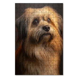 Wooden Puzzle Lhasa Apso realistic
