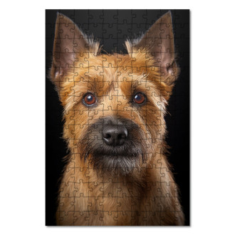 Wooden Puzzle Norwich Terrier realistic
