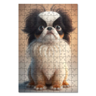 Wooden Puzzle Japanese Chin cartoon
