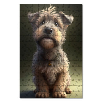 Wooden Puzzle Glen of Imaal Terrier cartoon