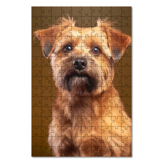 Wooden Puzzle Norfolk Terrier realistic