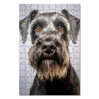 Wooden Puzzle Cesky Terrier realistic