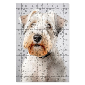 Wooden Puzzle Sealyham Terrier realistic