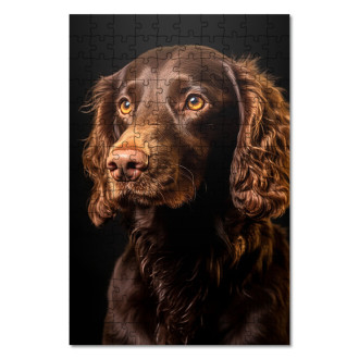 Wooden Puzzle American Water Spaniel realistic