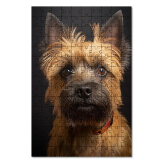 Wooden Puzzle Cairn Terrier realistic