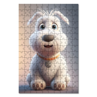 Wooden Puzzle Sealyham Terrier cartoon