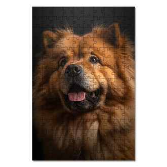 Wooden Puzzle Chow Chow realistic