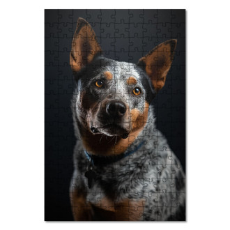 Wooden Puzzle Australian Cattle Dog realistic