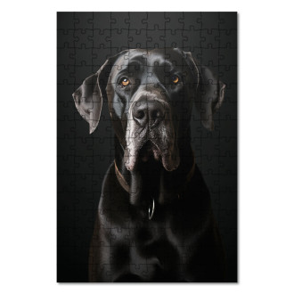 Wooden Puzzle Great Dane realistic