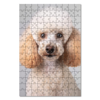 Wooden Puzzle Poodle realistic