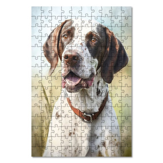 Wooden Puzzle Pointer watercolor