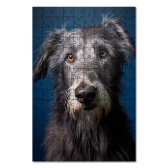 Wooden Puzzle Scottish Deerhound realistic