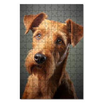 Wooden Puzzle Irish Terrier realistic