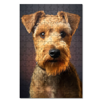 Wooden Puzzle Lakeland Terrier realistic