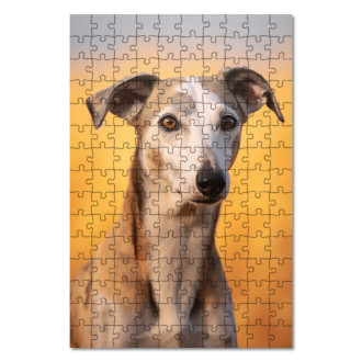 Wooden Puzzle Greyhound realistic