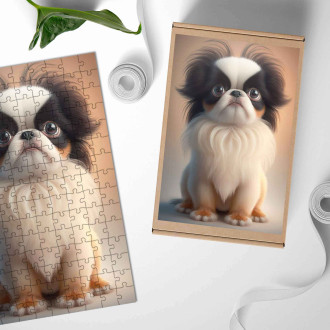 Wooden Puzzle Japanese Chin cartoon