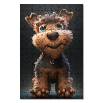 Wooden Puzzle Welsh Terrier cartoon