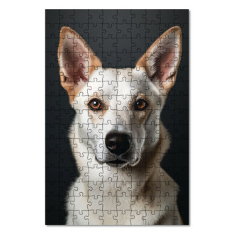 Wooden Puzzle Canaan Dog realistic