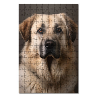 Wooden Puzzle Anatolian Shepherd Dog realistic