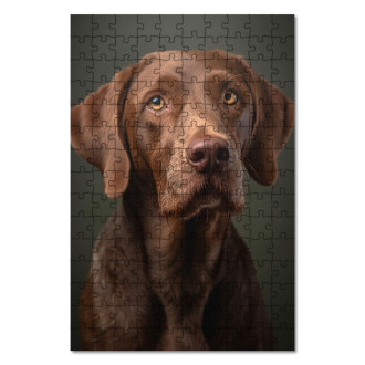 Wooden Puzzle Wirehaired Vizsla realistic