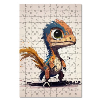 Wooden Puzzle Cartoon Dinosaur