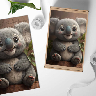 Wooden Puzzle Cute animated koala 2