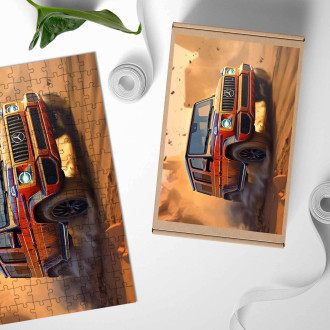 Wooden Puzzle Mercedes AMG G63